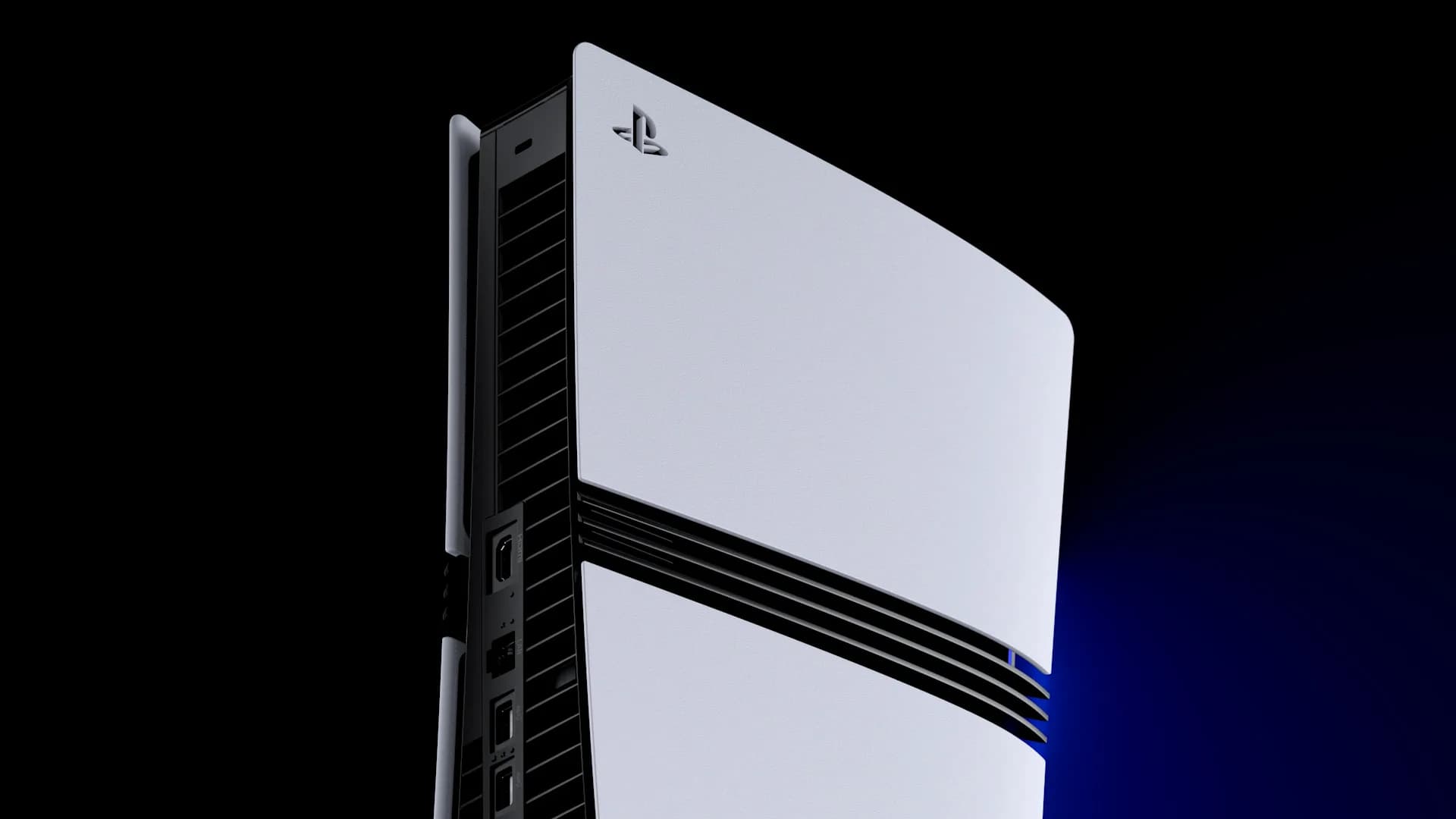 PlayStation Blog header art for the upgraded PSSR upscaler on PS5 Pro
